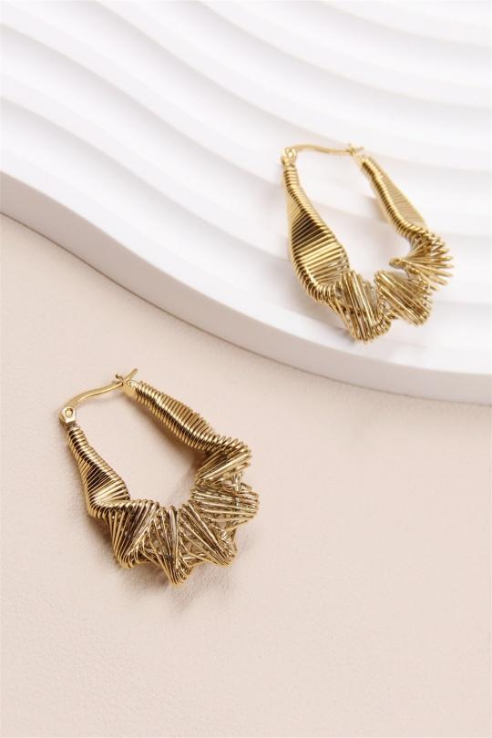 Boucles d'oreilles Accessoires Doré BELLISSIMA 193BO09 Efashion Paris