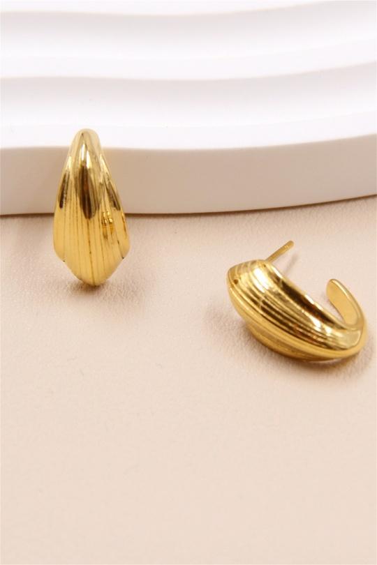 Earrings Accessories Gold BELLISSIMA 193BO13 Efashion Paris