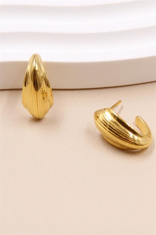 Pendientes Complementos Gold BELLISSIMA 193BO13 Efashion Paris