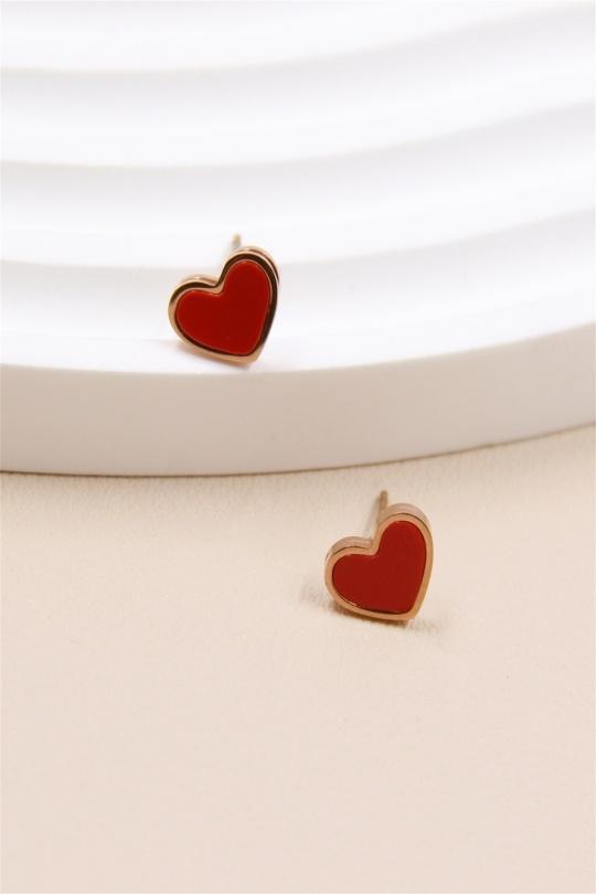 Boucles d'oreilles Accessoires Rouge BELLISSIMA 193BO14 Efashion Paris