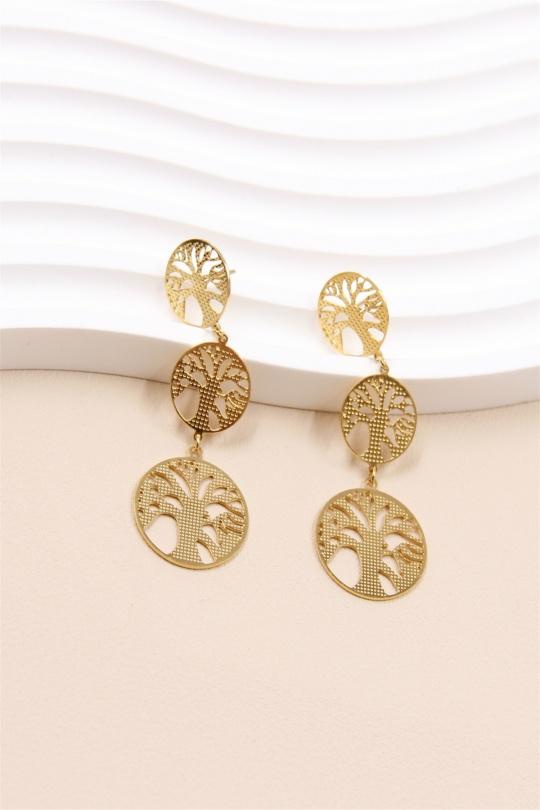 Earrings Accessories Gold BELLISSIMA 193BO15 Efashion Paris