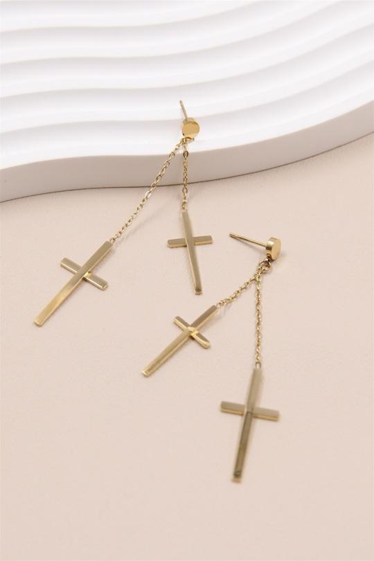 Boucles d'oreilles Accessoires Doré BELLISSIMA 193BO16 Efashion Paris