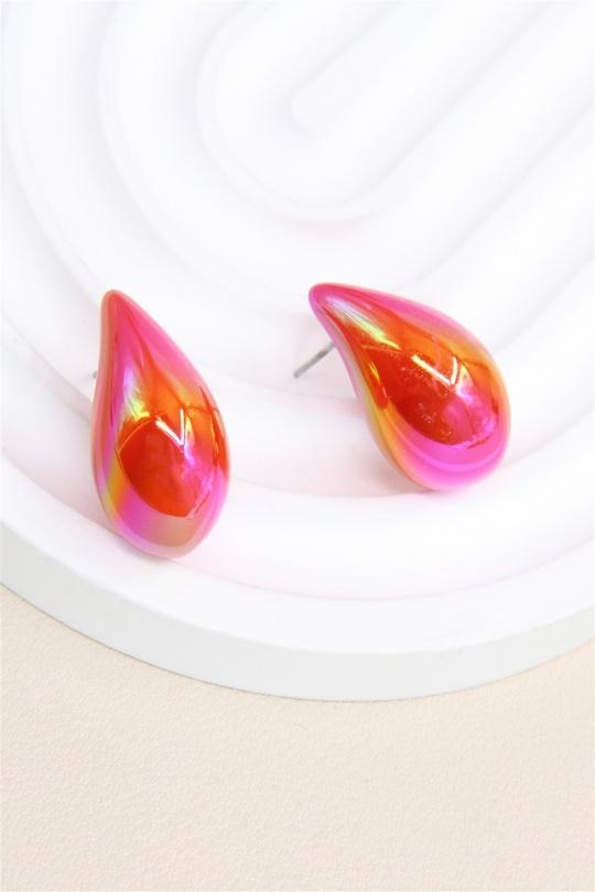 Boucles d'oreilles Accessoires Rouge BELLISSIMA 196BO95 Efashion Paris