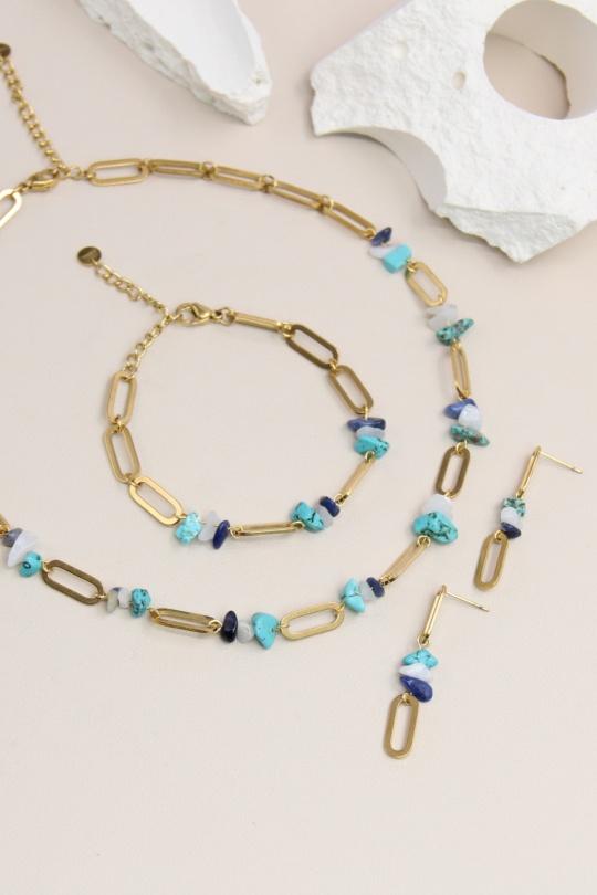 Parures Accessoires Turquoise BELLISSIMA 196PAR34 Efashion Paris