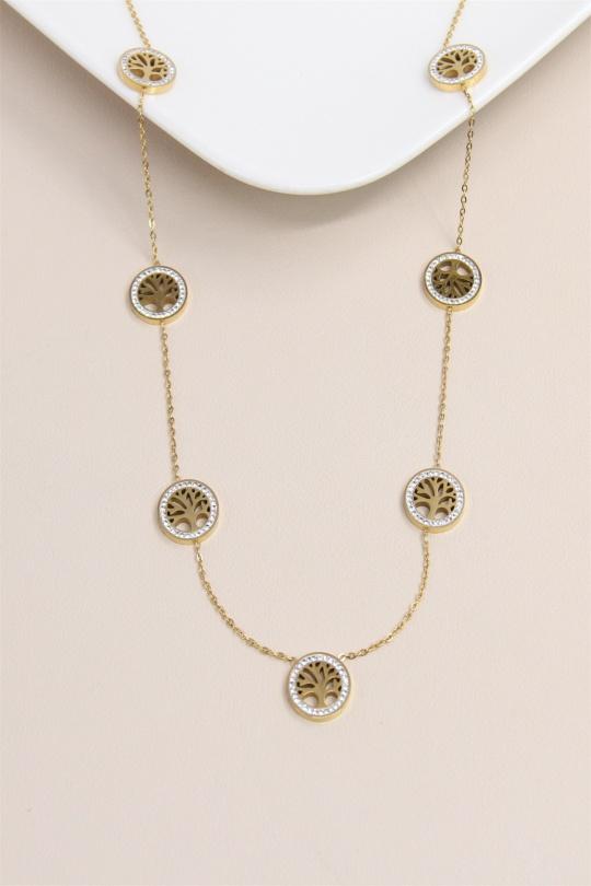 Colliers Accessoires Doré BELLISSIMA 199COL19 Efashion Paris