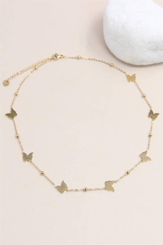 Colliers Accessoires Doré BELLISSIMA 199COL22 Efashion Paris