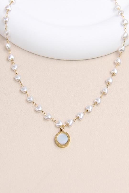 Necklaces Accessories Gold BELLISSIMA 203COL11 Efashion Paris