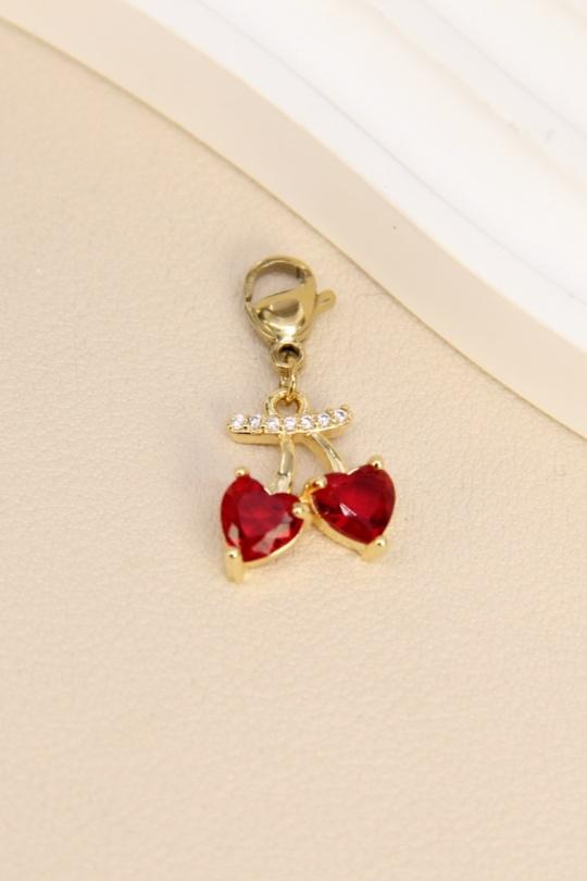 Pendentifs Accessoires Rouge BELLISSIMA 209PEN33 Efashion Paris