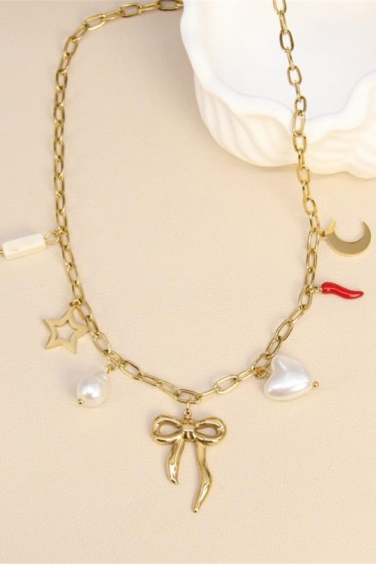 Colliers Accessoires Doré BELLISSIMA 209COL18X Efashion Paris