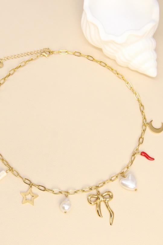 Colliers Accessoires Doré BELLISSIMA 209COL18X Efashion Paris