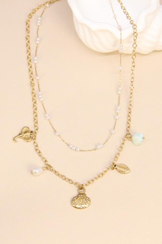 Collares Complementos Gold BELLISSIMA 209COL23X Efashion Paris