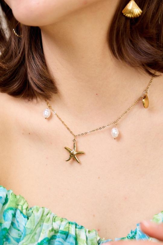 Colliers Accessoires Doré BELLISSIMA 209COL29T Efashion Paris