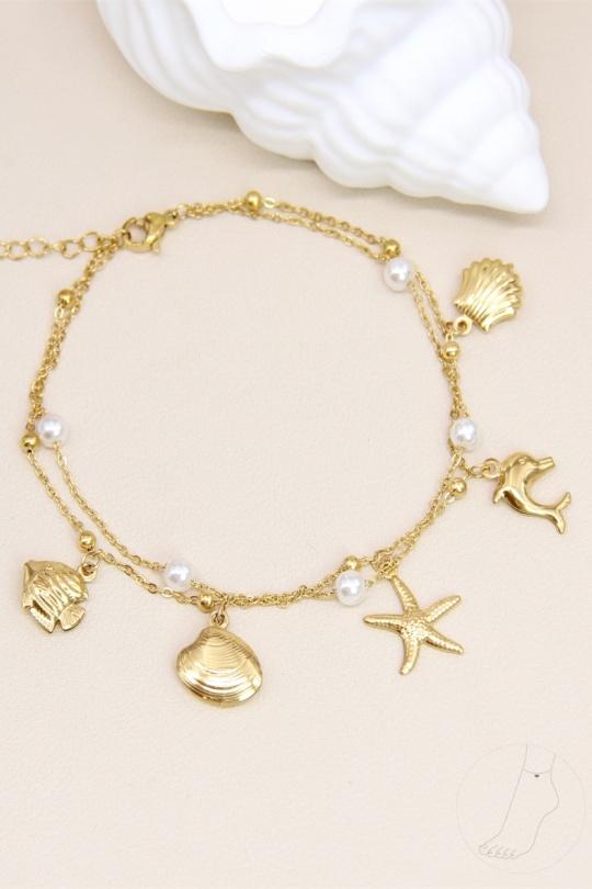 Anklets Accessories Gold BELLISSIMA 209CHP05X Efashion Paris