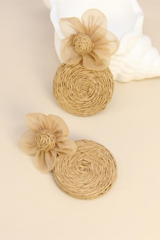 Boucles d'oreilles Accessoires Orange BELLISSIMA 209BO8T Efashion Paris
