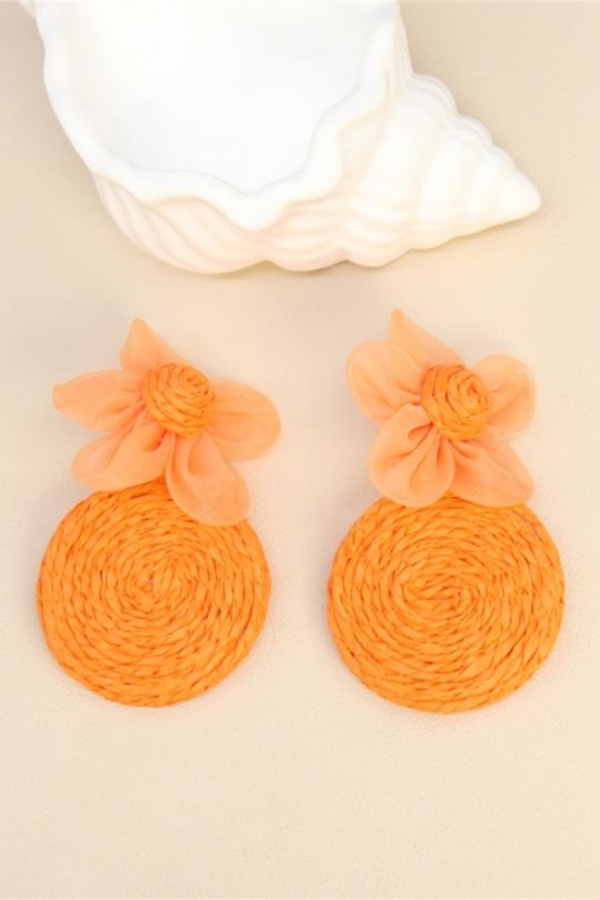 Boucles d'oreilles Accessoires Orange BELLISSIMA 209BO8T Efashion Paris