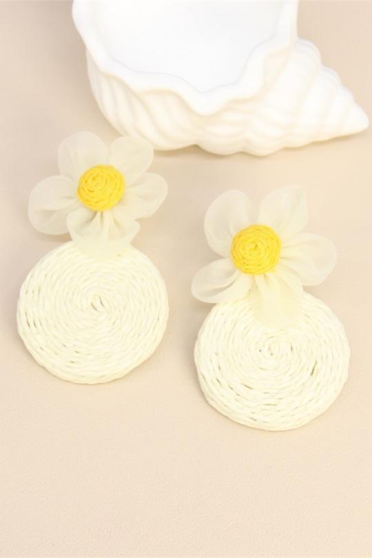 Boucles d'oreilles Accessoires Orange BELLISSIMA 209BO8T Efashion Paris