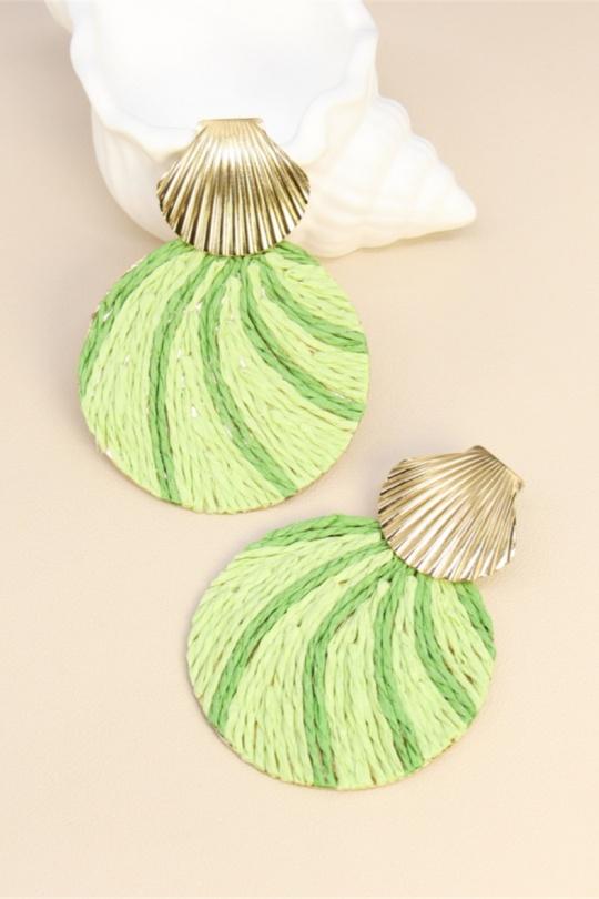 Boucles d'oreilles Accessoires Vert BELLISSIMA 209BO09T Efashion Paris