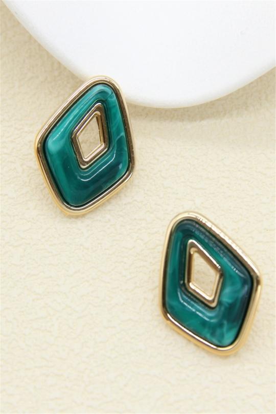 Earings Accessories Deep green BELLISSIMA 216BO31T250 Efashion Paris
