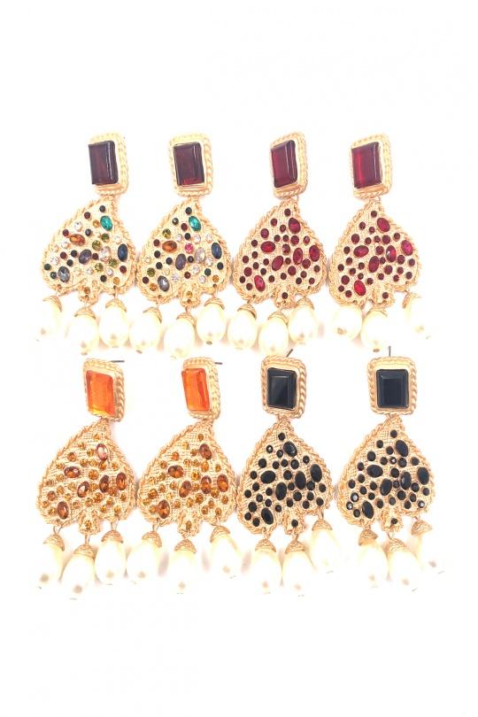 Earrings Accessories Mixed colors BELLISSIMA 102BO01 Efashion Paris