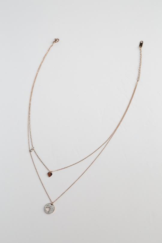 Necklaces Accessories gold/pink BELLISSIMA 119COL01 Efashion Paris