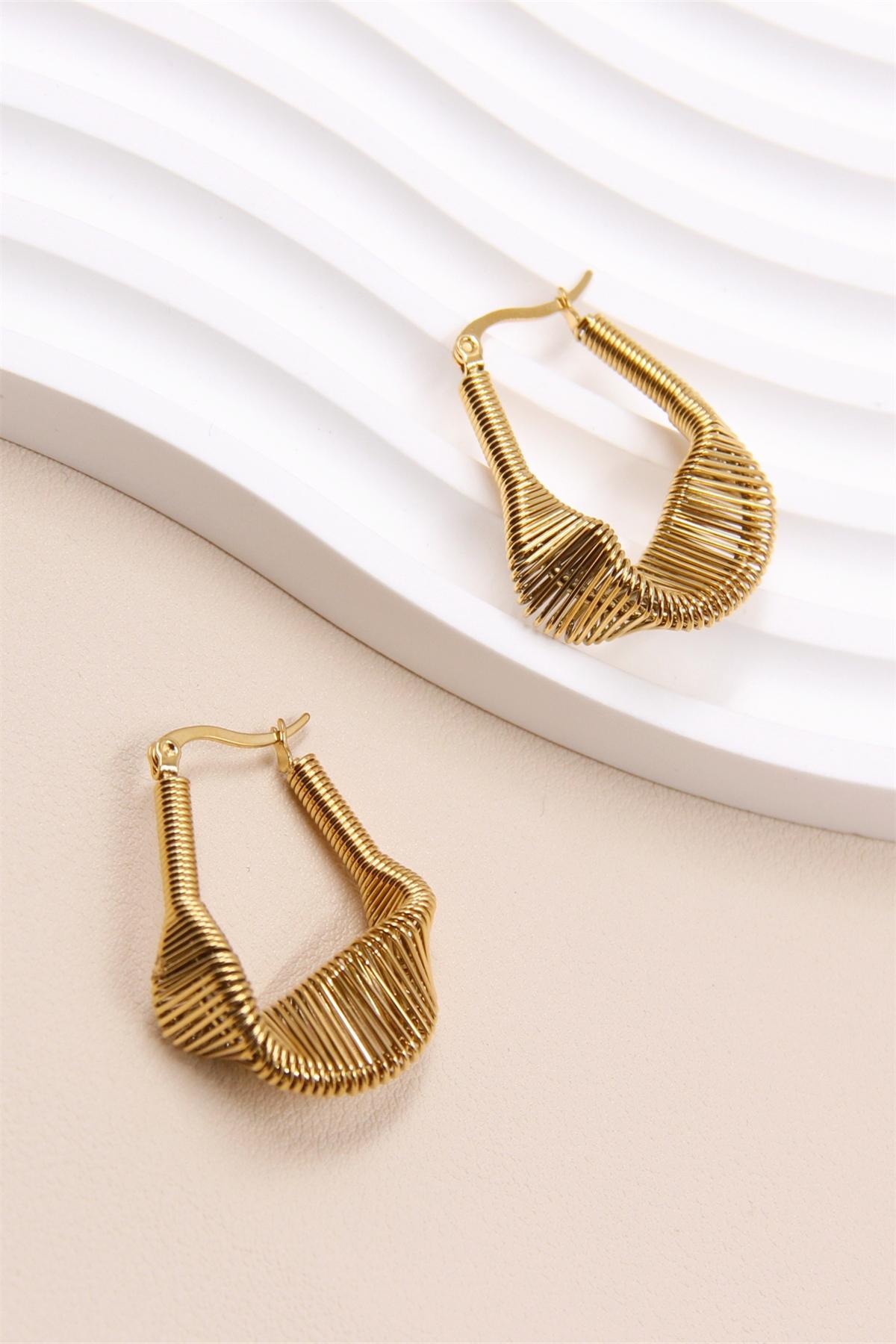 Earrings Accessories Gold BELLISSIMA 193BO05 #c Efashion Paris