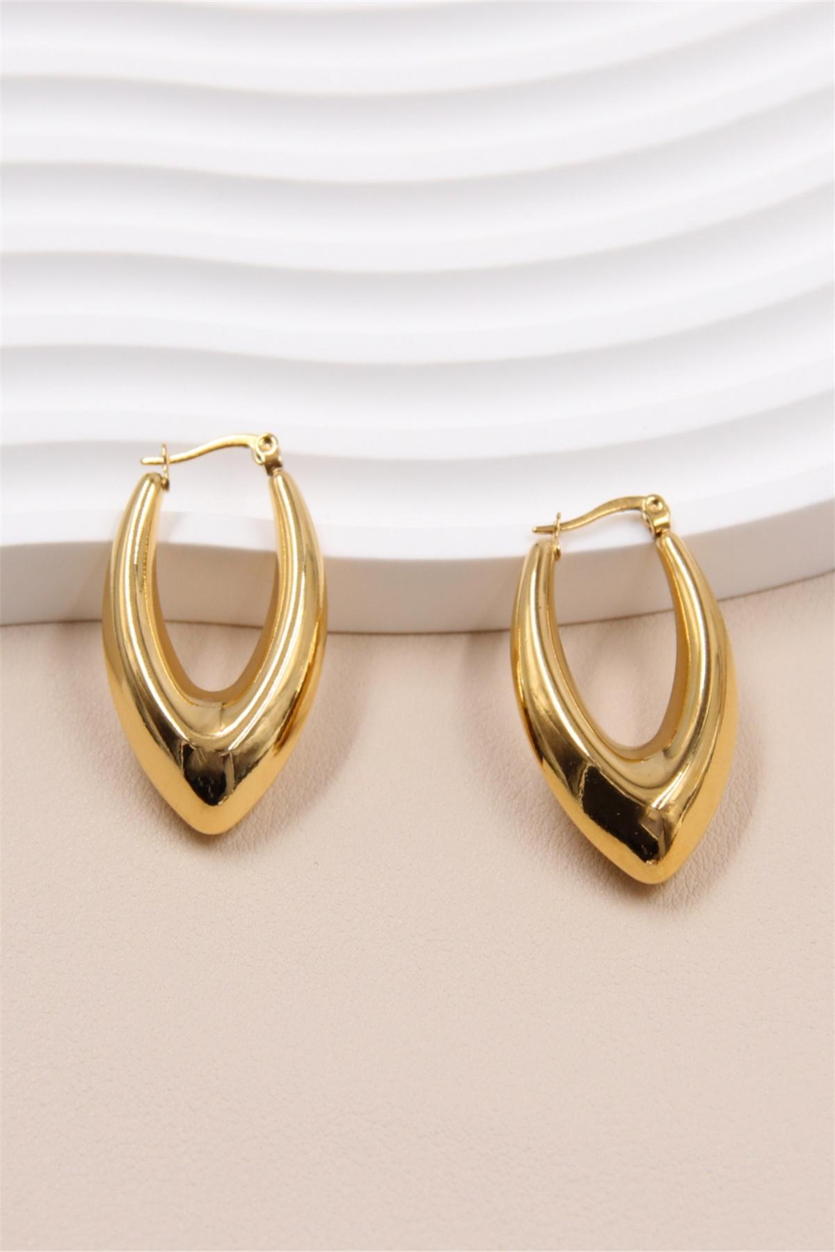 Earrings Accessories Gold BELLISSIMA 193BO06 #c Efashion Paris