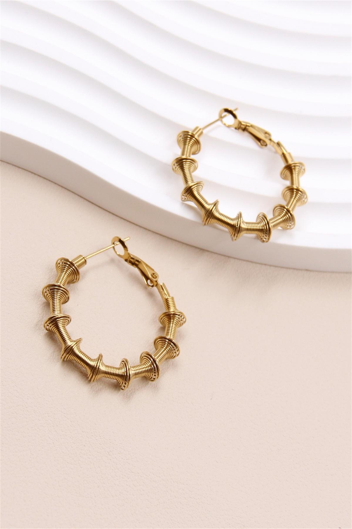 Earrings Accessories Gold BELLISSIMA 193BO07 #c Efashion Paris