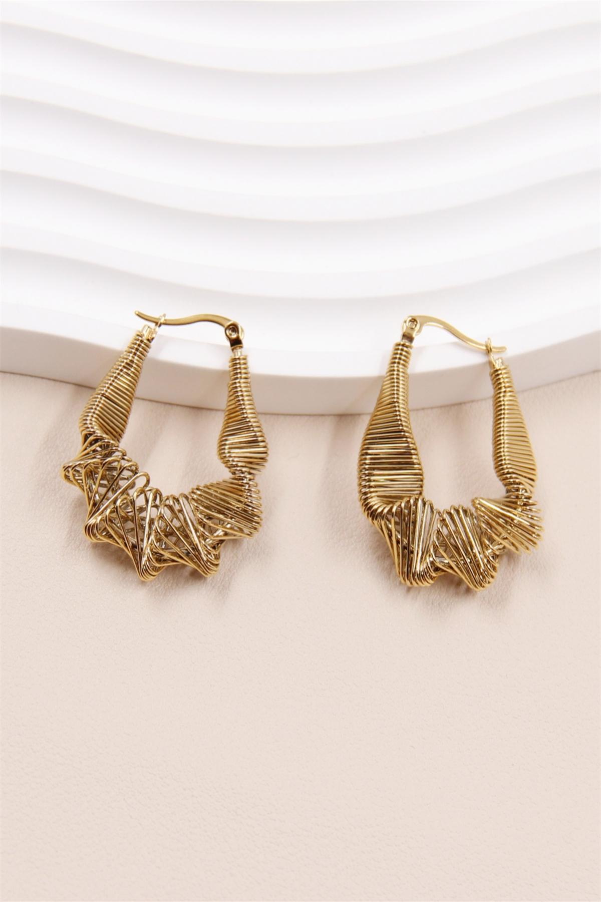 Pendientes Complementos Gold BELLISSIMA 193BO09 #c Efashion Paris