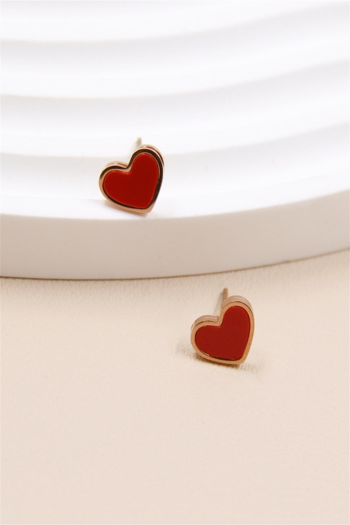Boucles d'oreilles Accessoires Rouge BELLISSIMA 193BO14 #c Efashion Paris