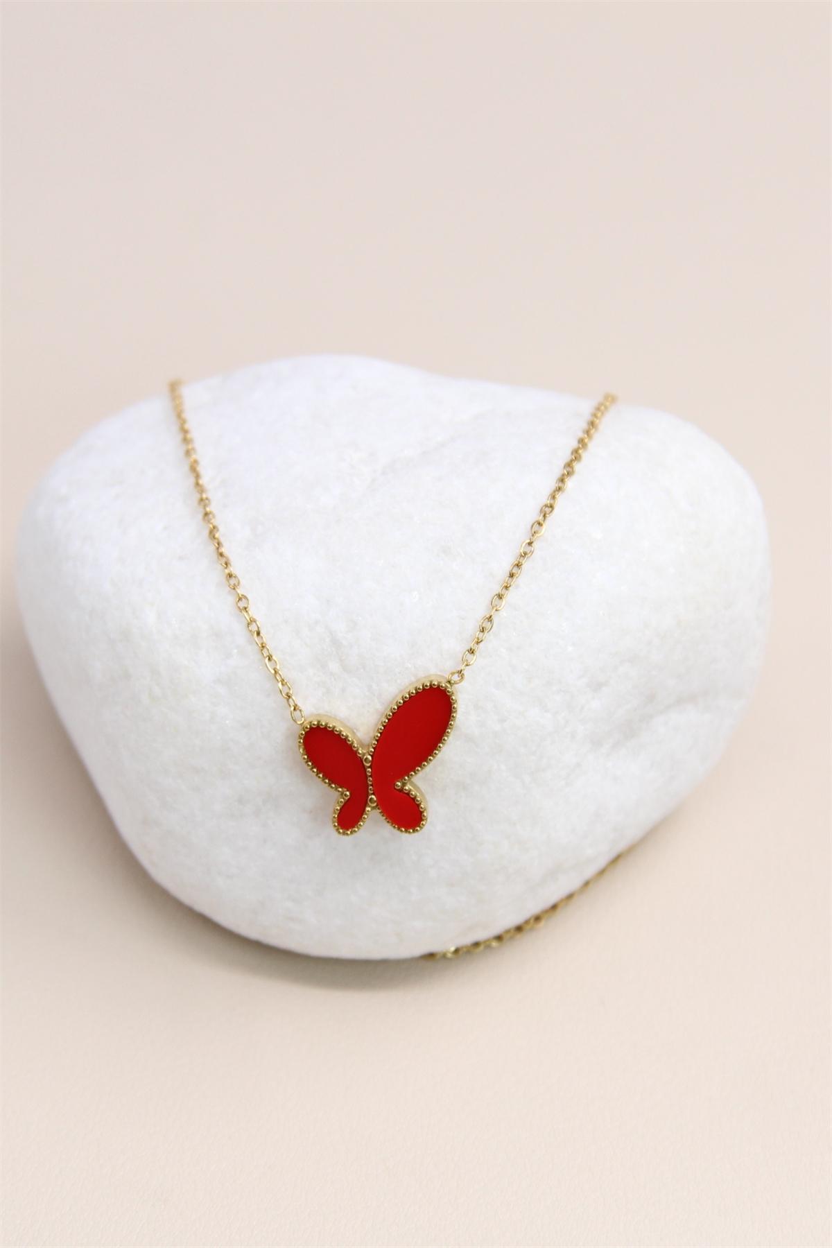Colliers Accessoires Rouge BELLISSIMA 199COL30 #c Efashion Paris