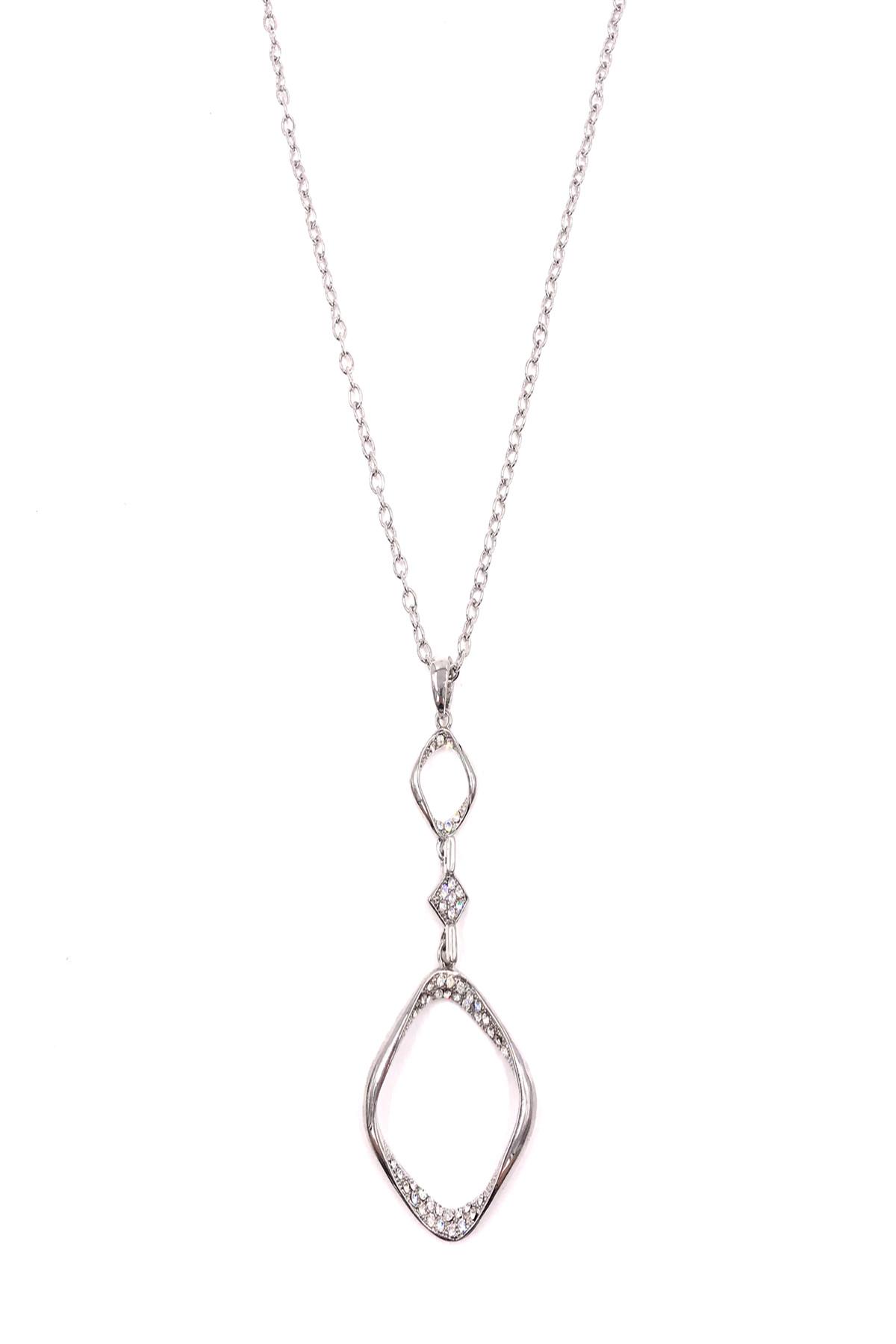 Necklaces Accessories Silver BELLISSIMA 75COL45 #c Efashion Paris
