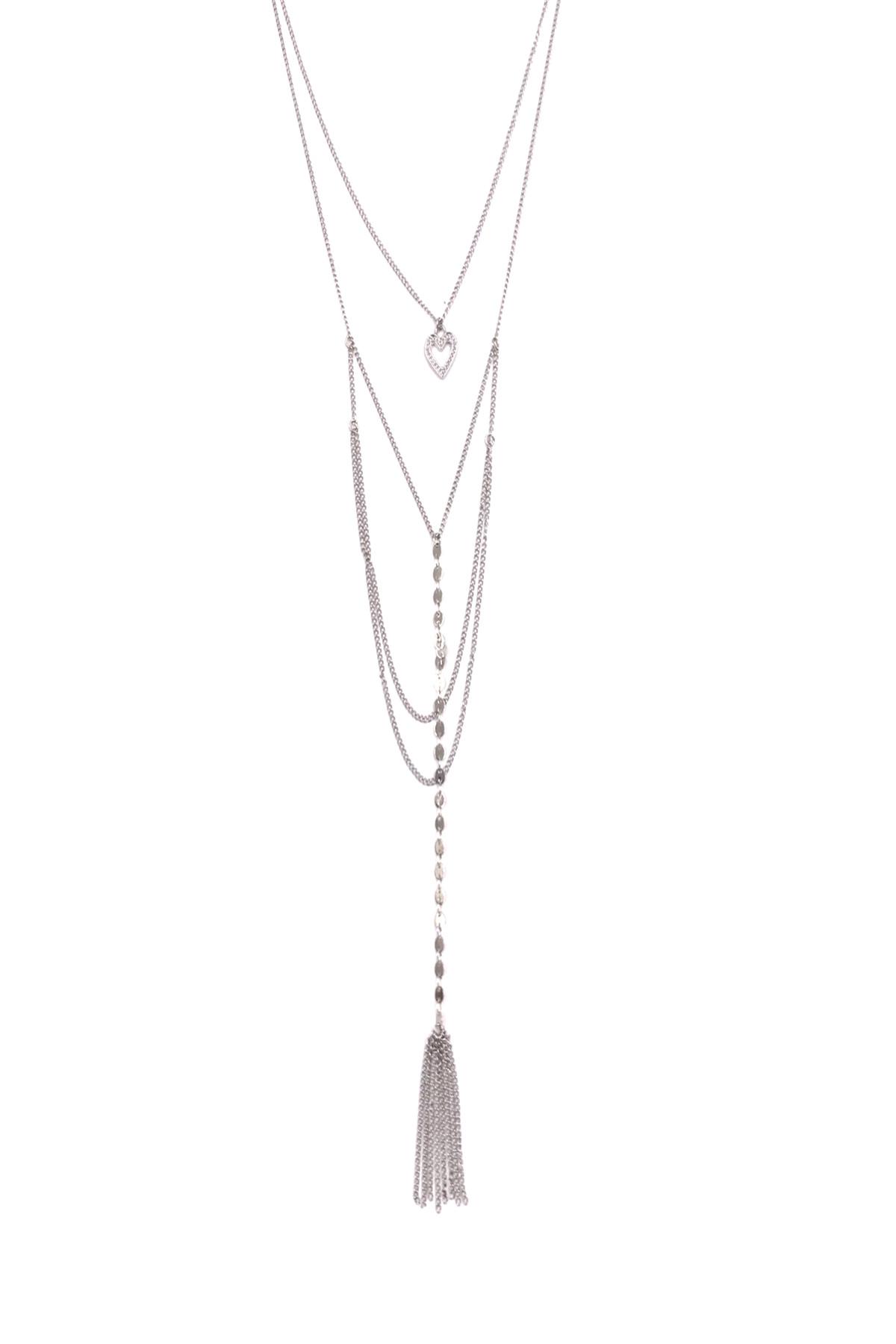 Necklaces Accessories Silver BELLISSIMA 86COL12 #c Efashion Paris