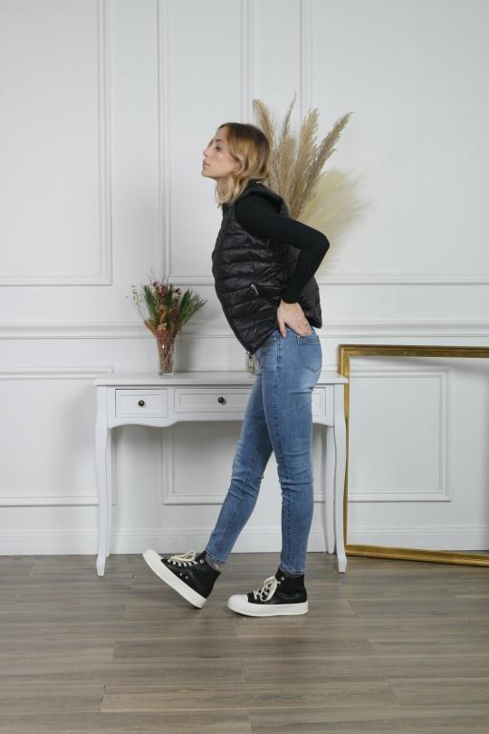 Doudounes Femme Noir Lucky J RD9137 Efashion Paris