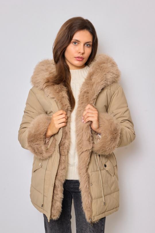 Doudounes Femme Ecru Lucky J RD9168 Efashion Paris