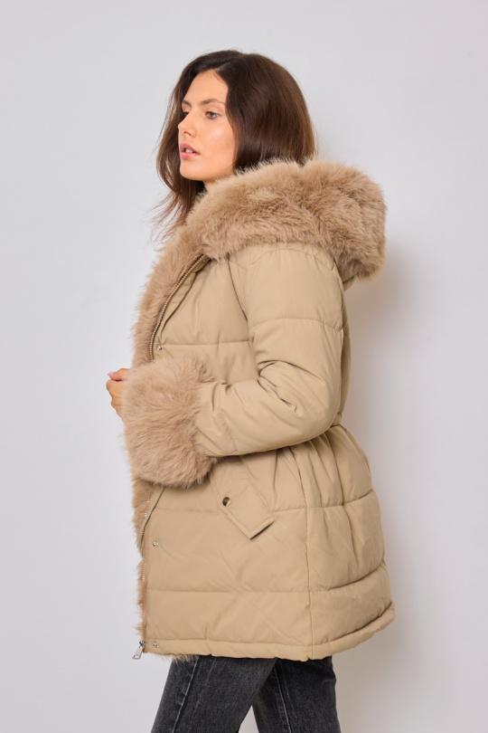 Doudounes Femme Ecru Lucky J RD9168 Efashion Paris