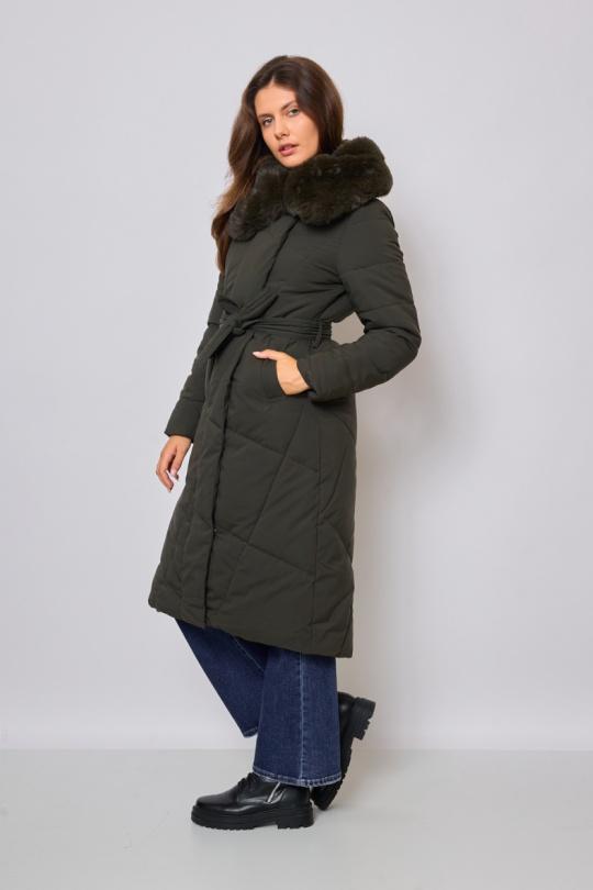 Doudounes Femme Kaki Lucky J RD9158B Efashion Paris