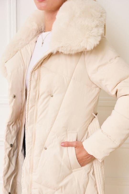 Doudounes Femme Ecru Lucky J RD9158 Efashion Paris