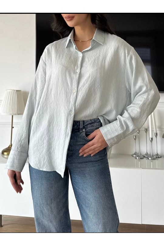 Chemises Femme Bleu ciel Lucky J CLF006 Efashion Paris