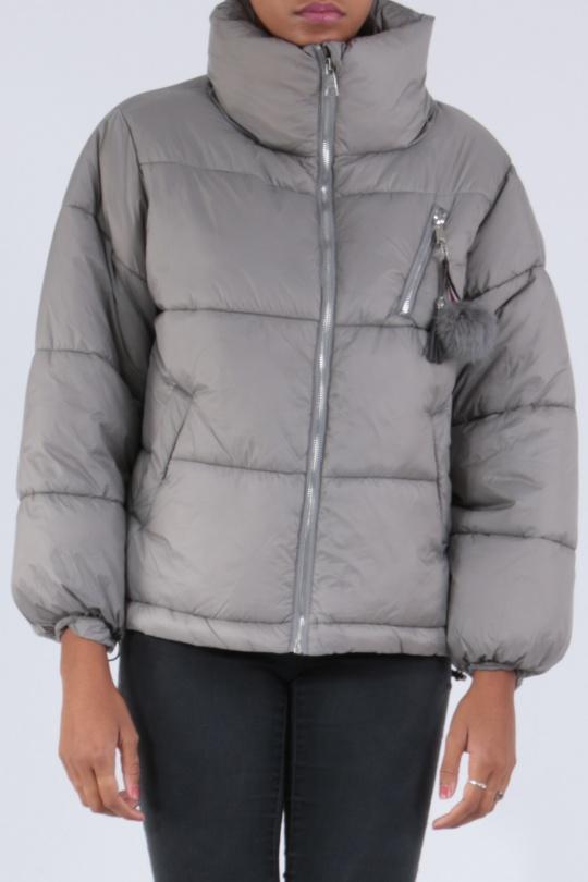 Doudounes Femme Gris Lucky J RD8105 Efashion Paris