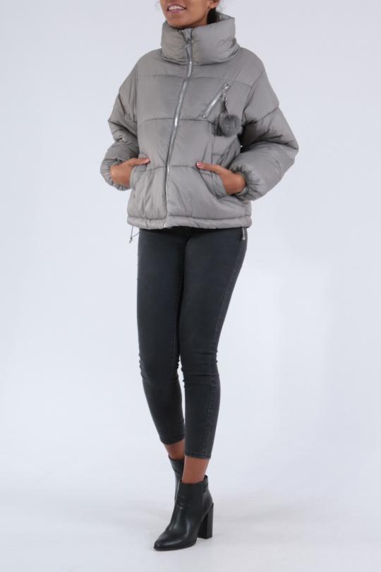 Doudounes Femme Gris Lucky J RD8105 Efashion Paris