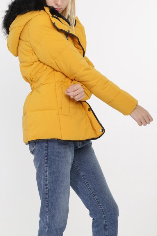 Doudounes Femme Jaune Lucky J RD9116 Efashion Paris
