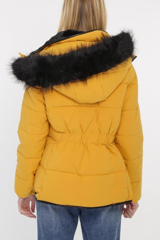 Doudounes Femme Jaune Lucky J RD9116 Efashion Paris