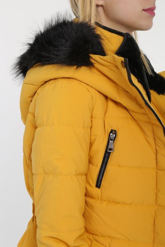 Doudounes Femme Jaune Lucky J RD9116 Efashion Paris