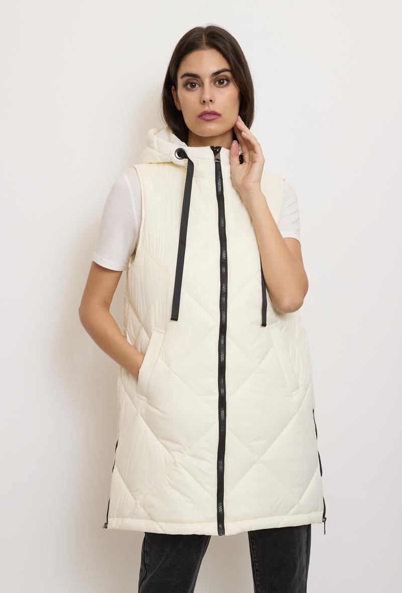 Doudounes Femme Ecru Lucky J RD9127B #c Efashion Paris