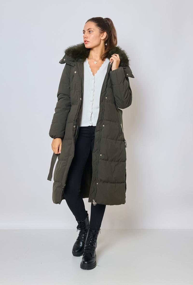 Doudounes Femme Kaki Lucky J RD9166 #c Efashion Paris
