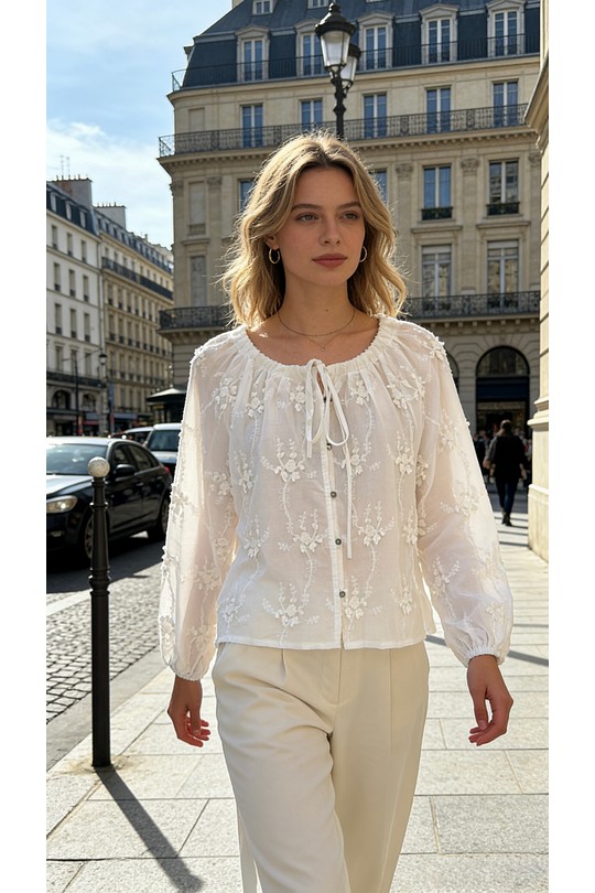 Chemises Femme Bleu ciel Lucky J 3013 #c Efashion Paris