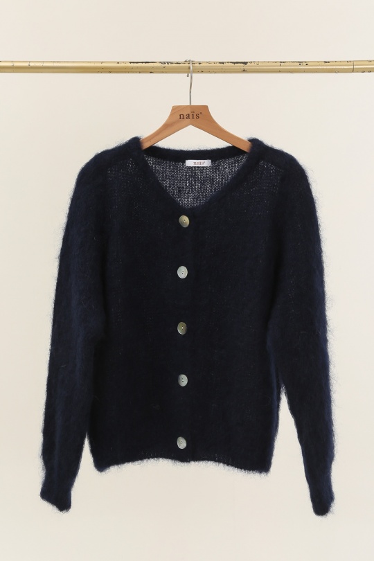 Gilets Femme Bleu marine Naïs MN12113 Efashion Paris
