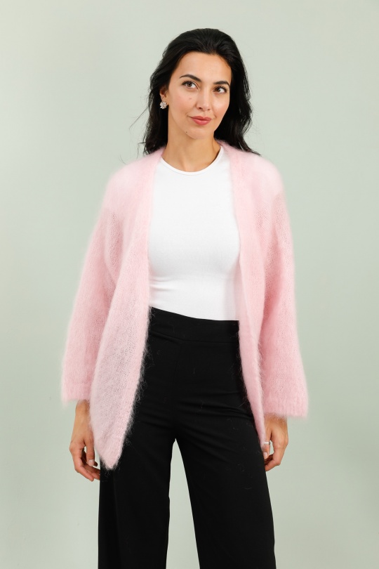 Gilets Femme Rose pâle Naïs MN12006 Efashion Paris
