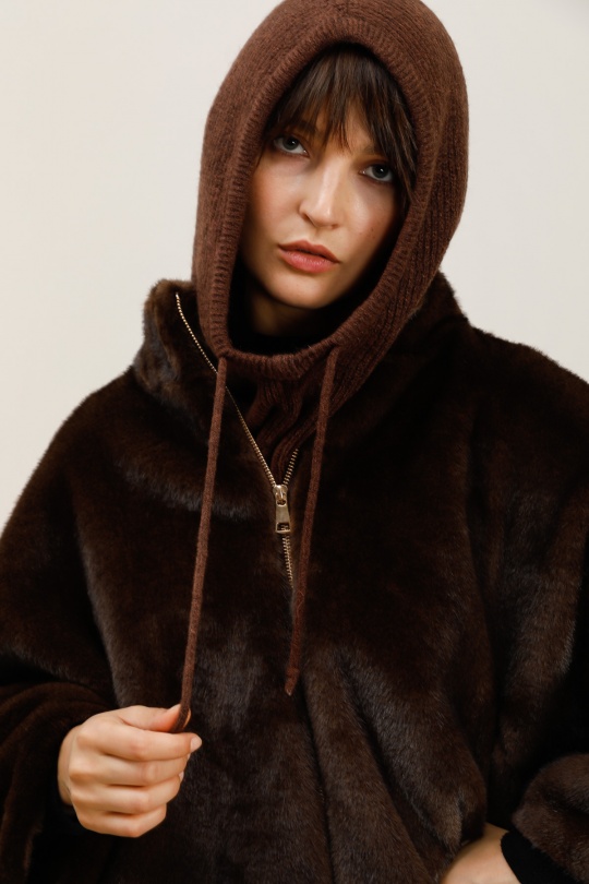 Gorros Complementos Chocolate Naïs AC12135 Efashion Paris