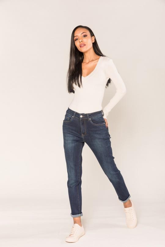 Jeans Femme Bleu brut Nina Carter P189-2 Efashion Paris